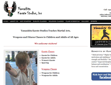 Tablet Screenshot of goyamashitakarate.com